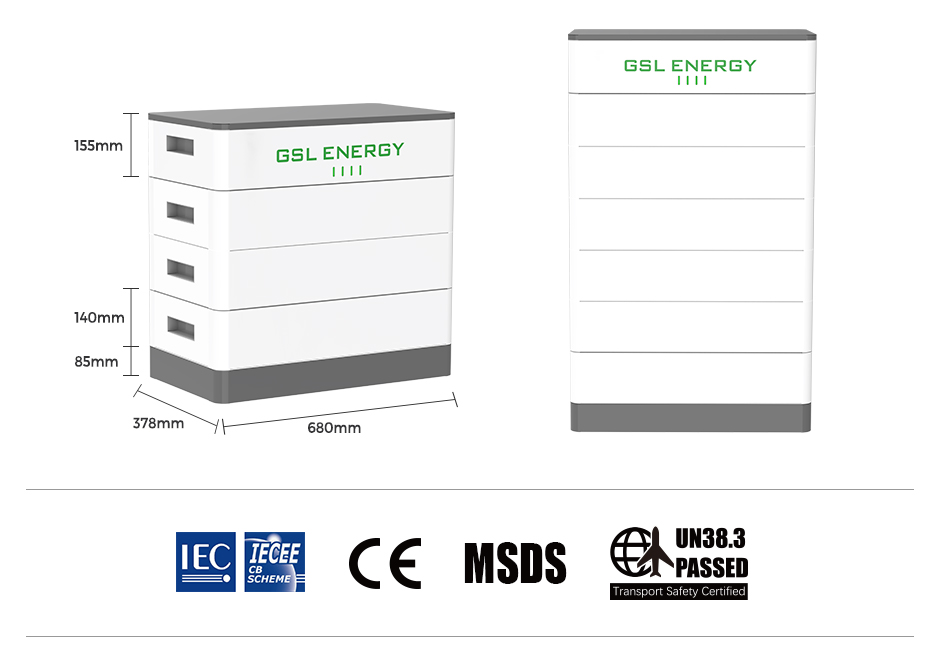 Gsl Energy V High Voltage Stacked Solar Energy Storage Batteries