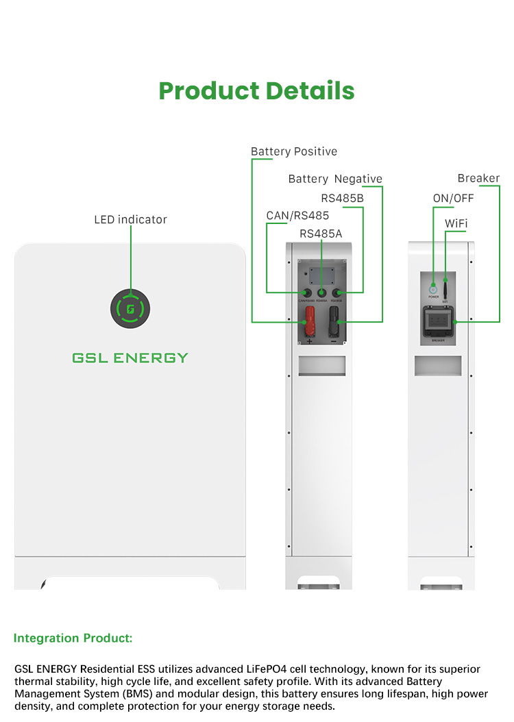 product-GSL ENERGY-1434kWh 280Ah 512V UL9540A UL1973 CE-EMC Power Storage Wall-img-2