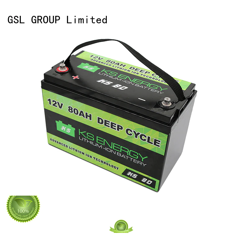 GSL ENERGY deep cycle camera battery storage manufacturer for camping