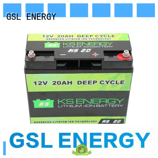 GSL ENERGY rechargeable lifepo4 battery 12v industry for cycles