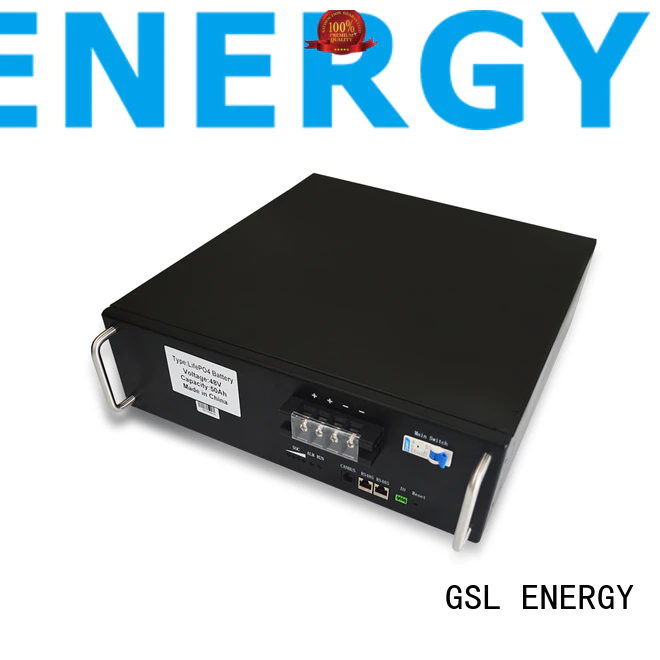 GSL ENERGY lifepo4 solar street light with battery backup supplier for energy storage