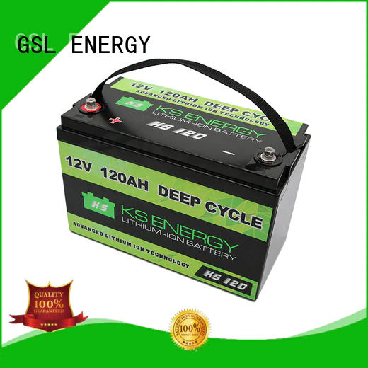 GSL ENERGY rechargeable 12v 50ah lithium battery bulk production for camping