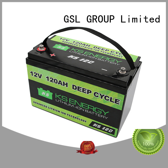 GSL ENERGY rechargeable dual purpose marine battery for camping