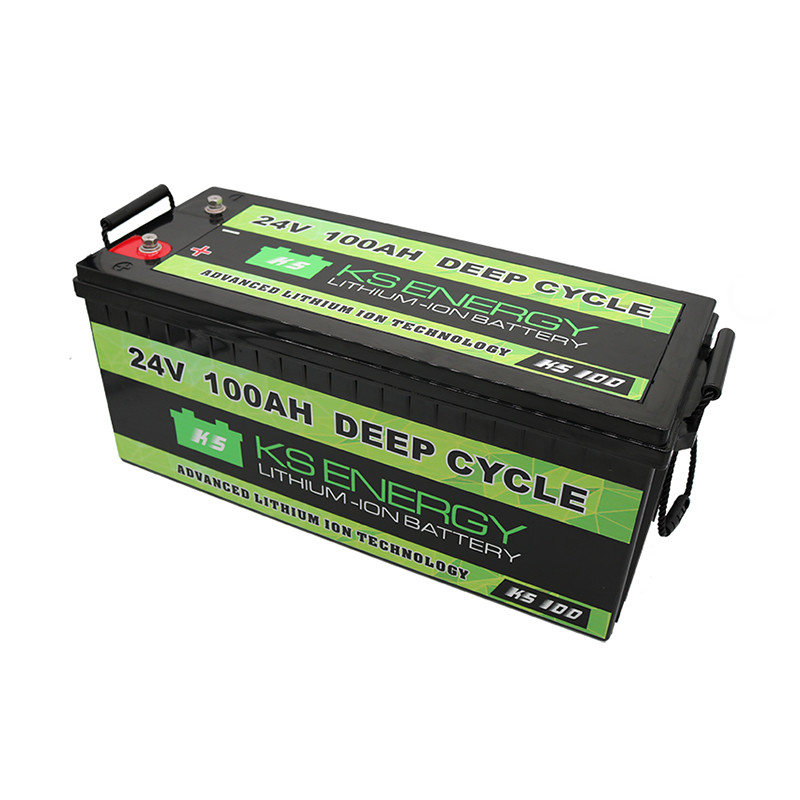 24V 100AH Lifepo4 Deep Cycle Lithium Ion Battery Pack Manufacturers