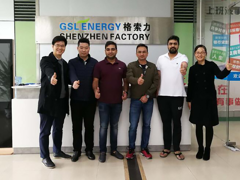 Indian Client Visiting Gsl Energy For Lithium Battery And Ess Business...