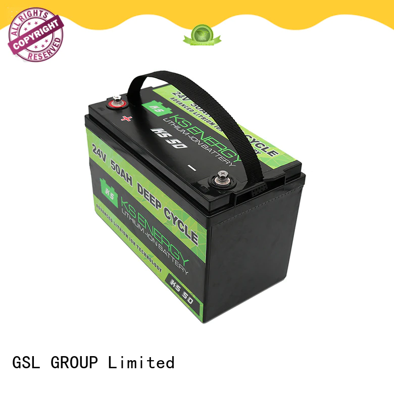 GSL ENERGY deep cycle 24V lithium battery for office automation