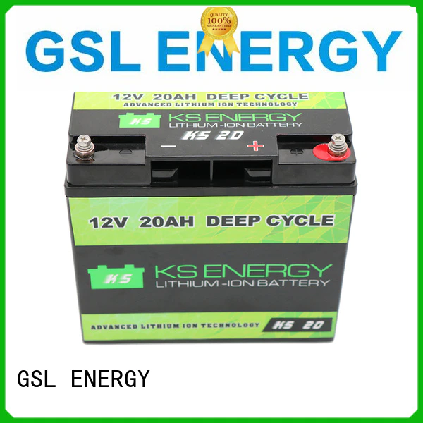 GSL ENERGY Brand marine 12v 20ah lithium battery long supplier