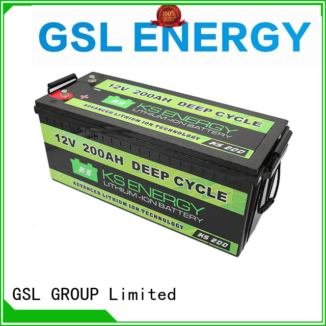 lithium battery 12v 300ah order now for car GSL ENERGY