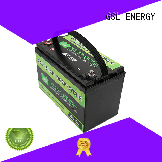 deep cycle 24v lithium ion battery lifepo4 for office automation GSL ENERGY