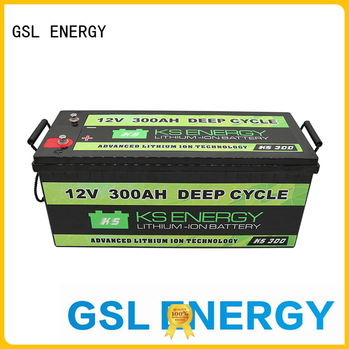 Quality GSL ENERGY Brand long 12v 50ah lithium battery