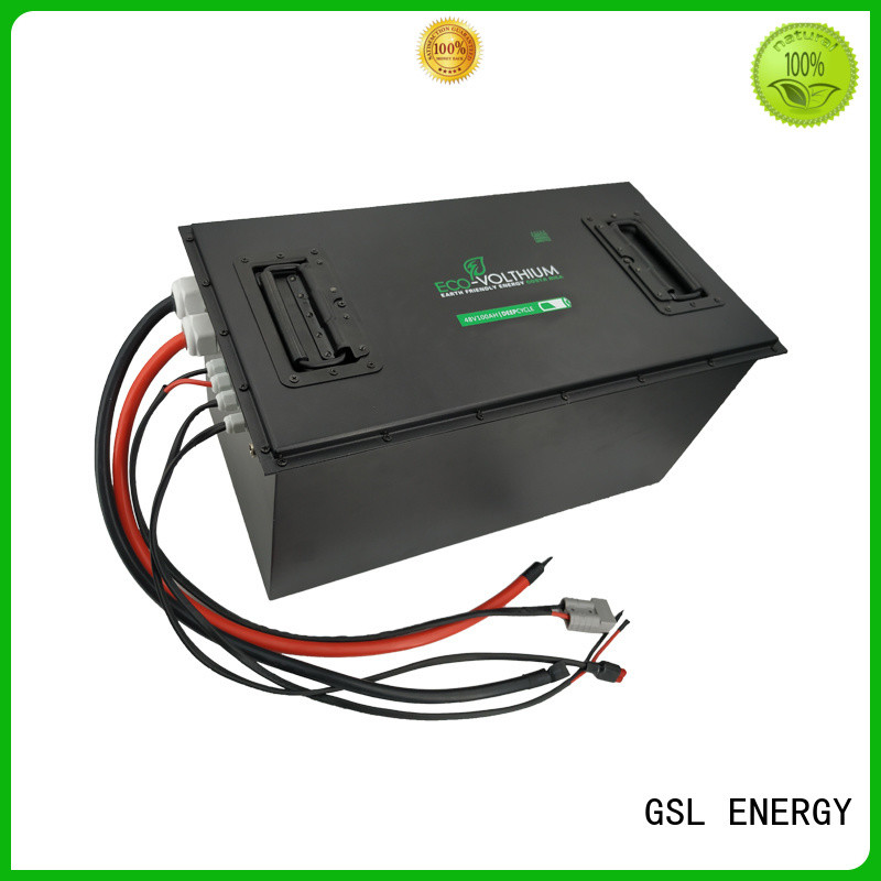 batteries electric 48v golf cart battery lithium rickshaw GSL ENERGY Brand