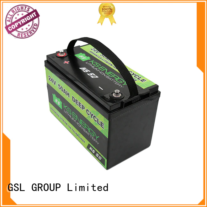 GSL ENERGY environmental-friendly 24v lifepo4 battery manufacturer for industrial automation