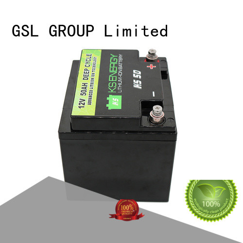 Hot 12v 50ah lithium battery led GSL ENERGY Brand