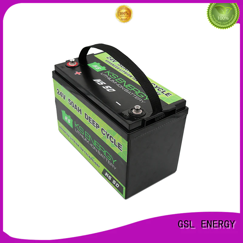 GSL ENERGY universal 24v 100ah lithium ion battery at discount for industrial automation