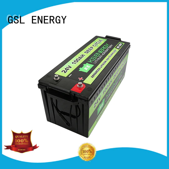 GSL ENERGY environmental-friendly 24v lifepo4 battery deep cycle for military
