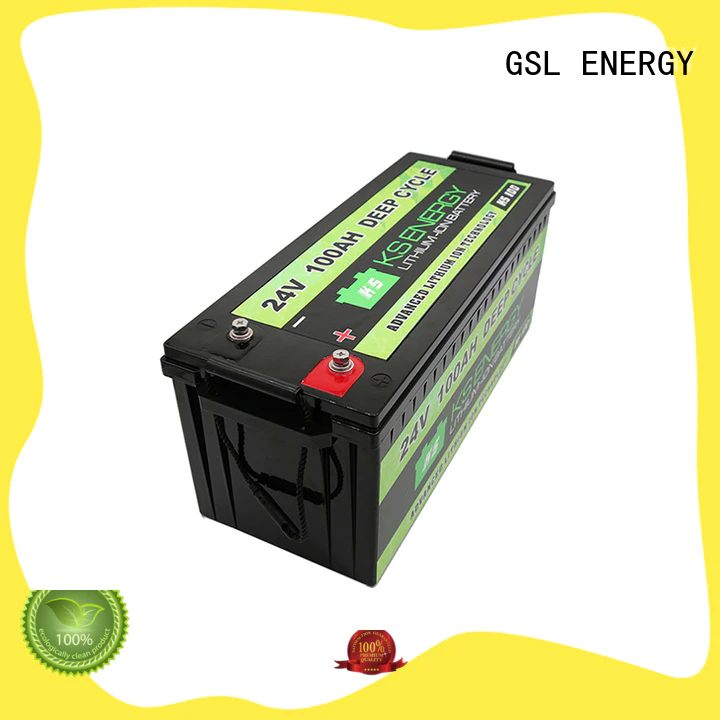 cycle ion 24v li ion battery battery lifepo4 GSL ENERGY Brand