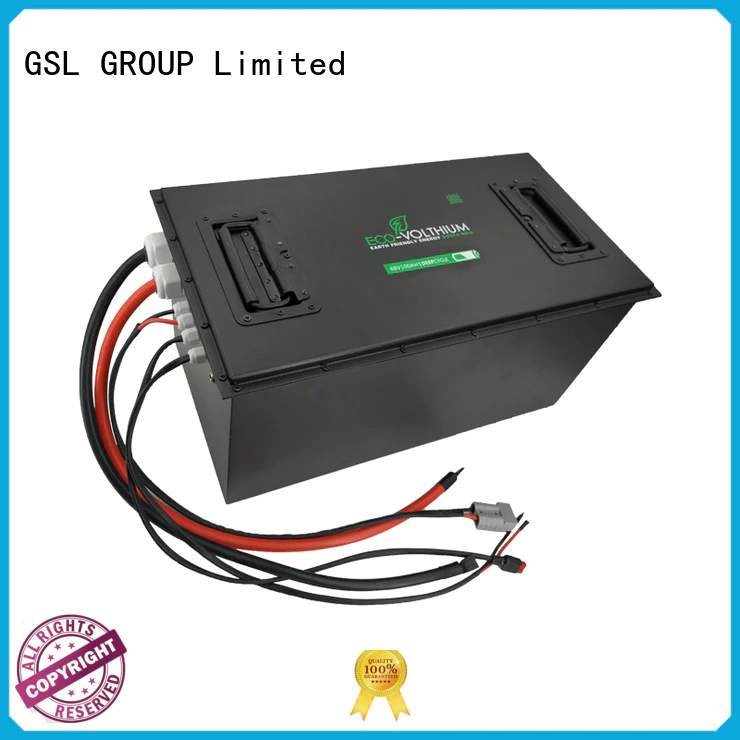 golf 48v lithium ion battery 100ah lithium for car GSL ENERGY