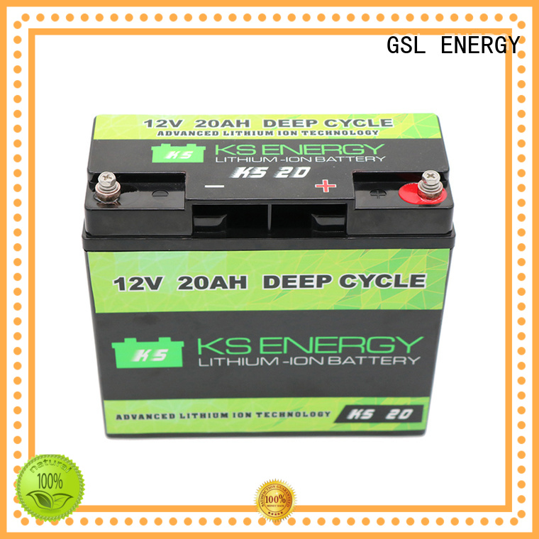 GSL ENERGY Brand llithium 12v 20ah lithium battery solar supplier