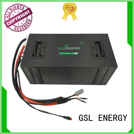 GSL ENERGY electric 48v lithium ion battery 100ah golf for club