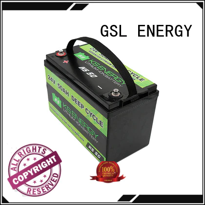 GSL ENERGY Brand ion lifepo4 24v li ion battery lithium