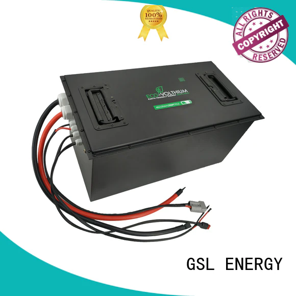 lithium car 48v golf cart battery electric GSL ENERGY company