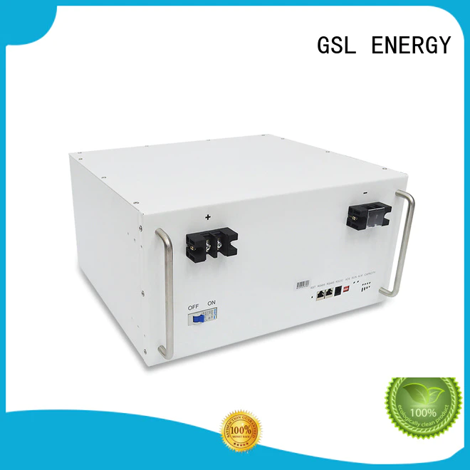 lithium battery bank in telecom tower bulk production for energy storage GSL ENERGY