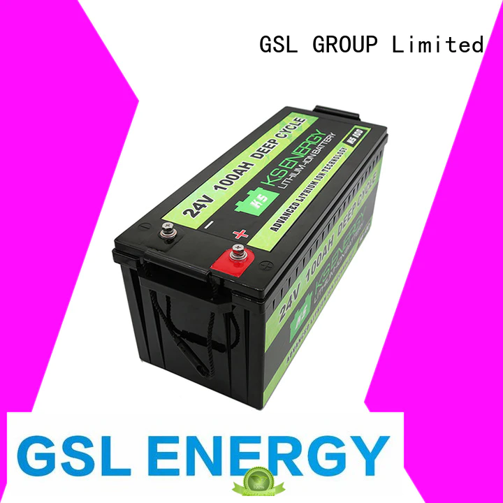 cycle pack lithium 24V lithium battery lifepo4 GSL ENERGY