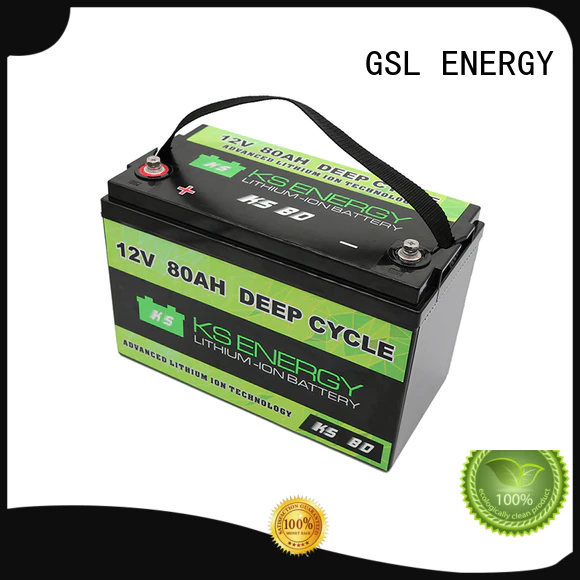 GSL ENERGY long life lifepo4 battery 12v 100ah for cycles