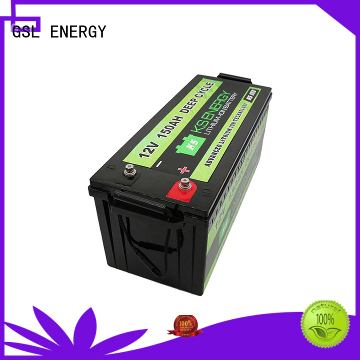 12v 20ah lithium battery cycles GSL ENERGY Brand 12v 50ah lithium battery