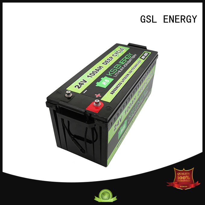 GSL ENERGY lifepo4 24v lifepo4 battery for office automation