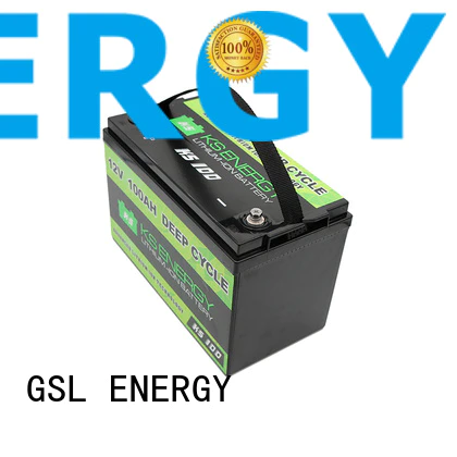 GSL ENERGY enviromental-friendly solar battery 12v 100ah high rate discharge high performance
