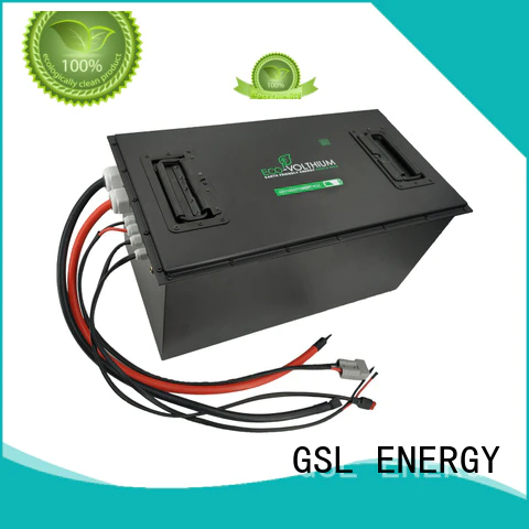 GSL ENERGY deep cycle 48v lithium ion battery 100ah pack for club