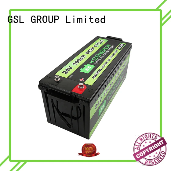 GSL ENERGY rechargeable 24V lithium battery for instrumentation