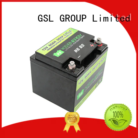 Quality GSL ENERGY Brand display lifepo4 12v 50ah lithium battery