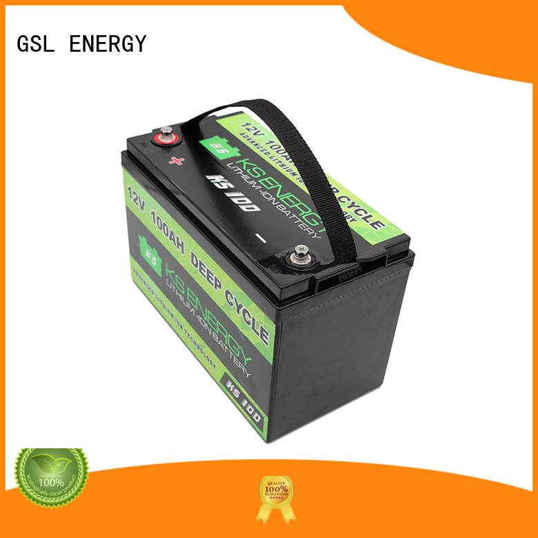 lithium battery 12v 100ah customization for car GSL ENERGY