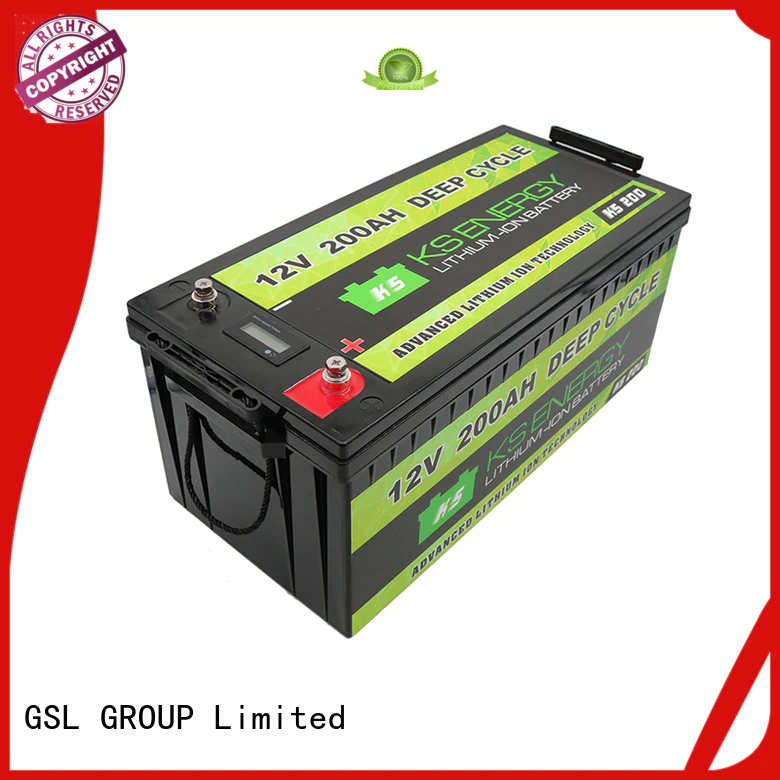 GSL ENERGY 100ah solar battery bulk production led display