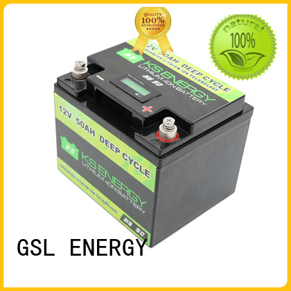 car rechargeable motorcycle 12v 20ah lithium battery GSL ENERGY manufacture