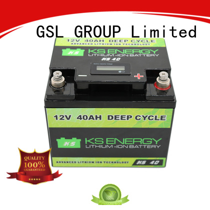 liion display 12v 50ah lithium battery led GSL ENERGY