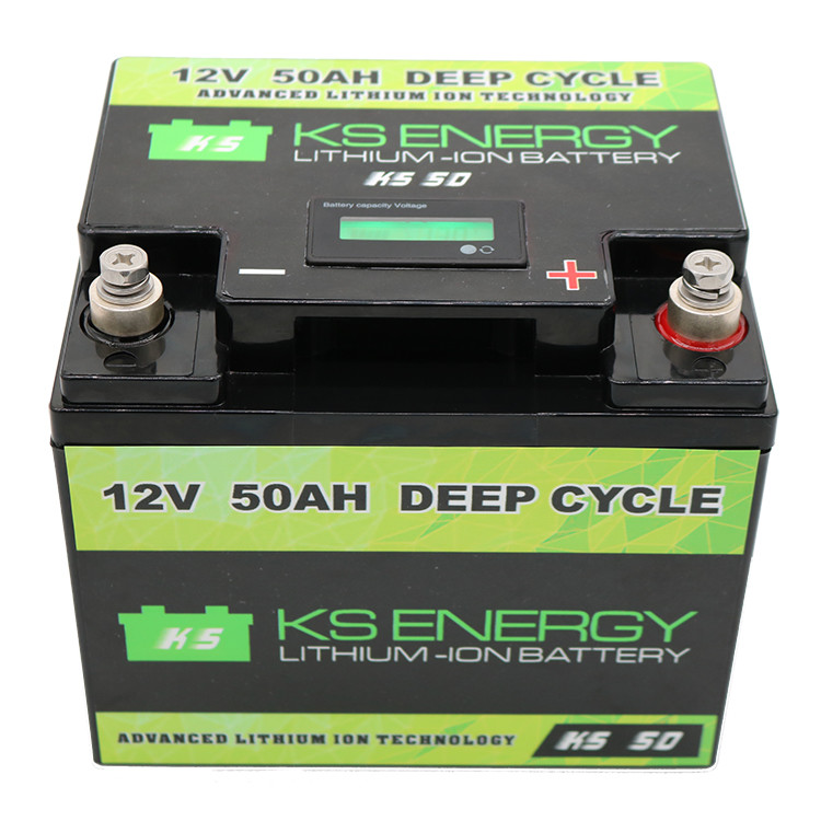 12V 50AH Li-ion Battery With LED Capacity Display