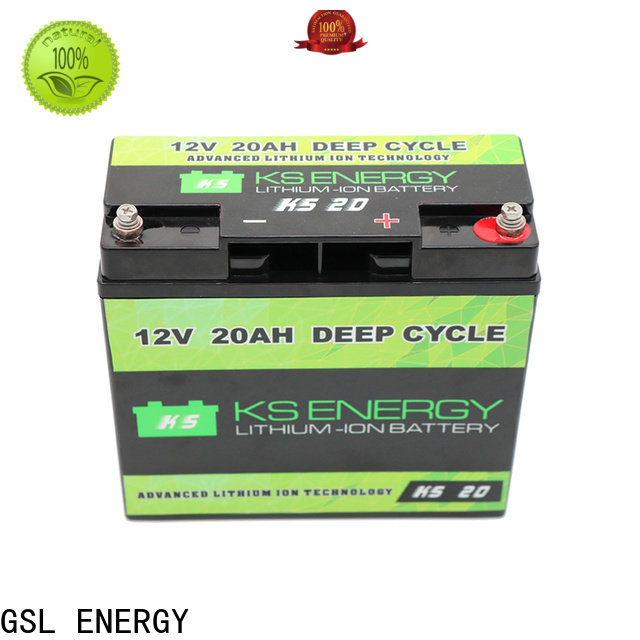 GSL ENERGY enviromental-friendly lifepo4 battery 12v 200ah high rate discharge for camping car