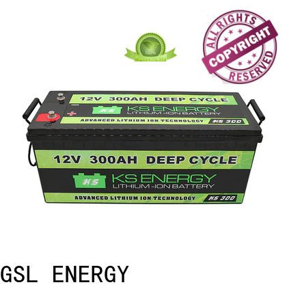 GSL ENERGY 200ah solar battery high rate discharge for camping car