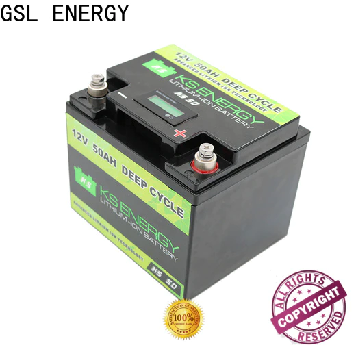 GSL ENERGY enviromental-friendly lithium battery 12v 300ah free maintainence high performance