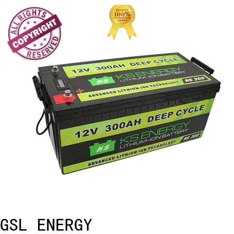 GSL ENERGY enviromental-friendly solar battery 12v 300ah high rate discharge high performance