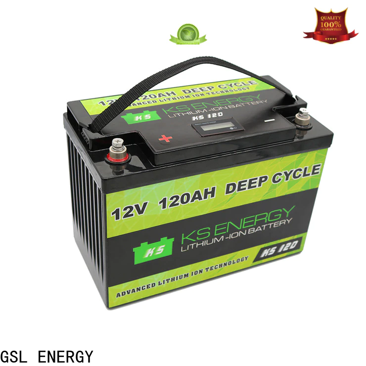 GSL ENERGY lifepo4 battery 100ah high rate discharge for camping car