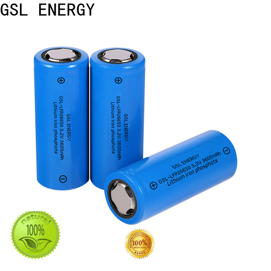 GSL ENERGY 26650 lithium rechargeable battery custom quality