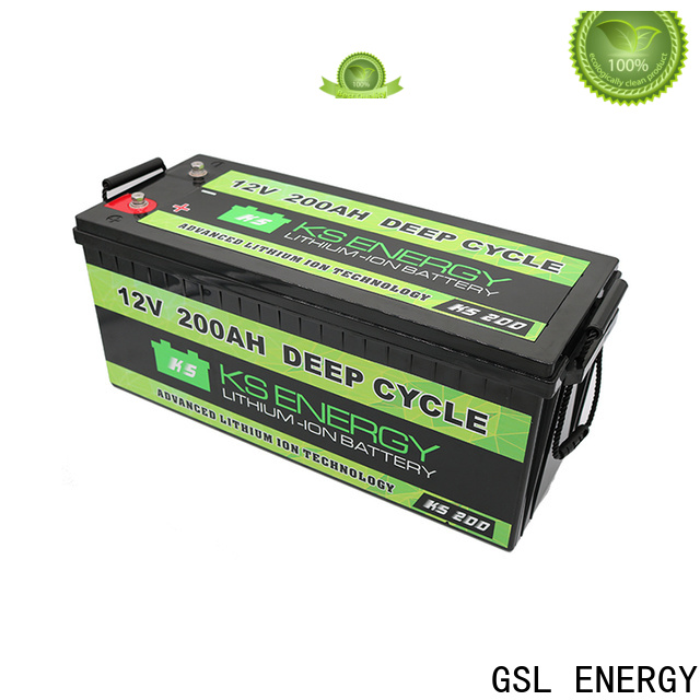 GSL ENERGY quality-assured rv battery free maintainence high performance