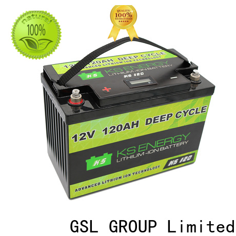 GSL ENERGY quality-assured lifepo4 solar battery short time for camping car