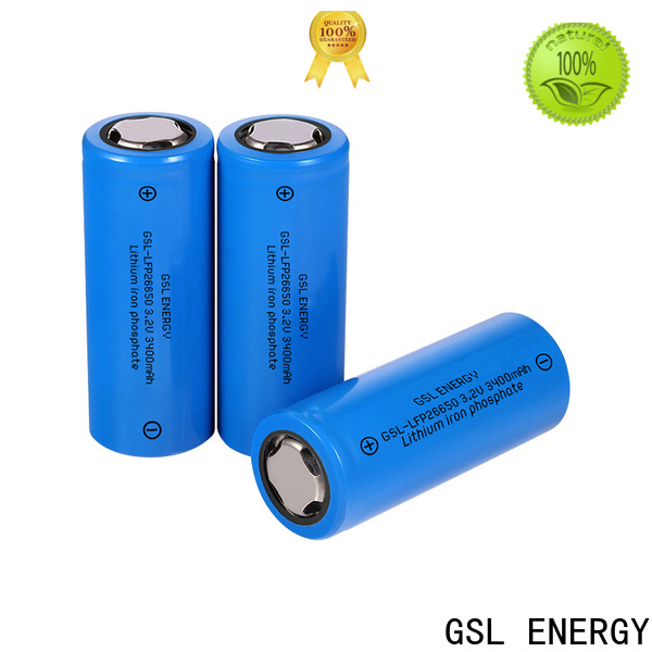 GSL ENERGY top-performance 26650 protected battery custom manufacturer