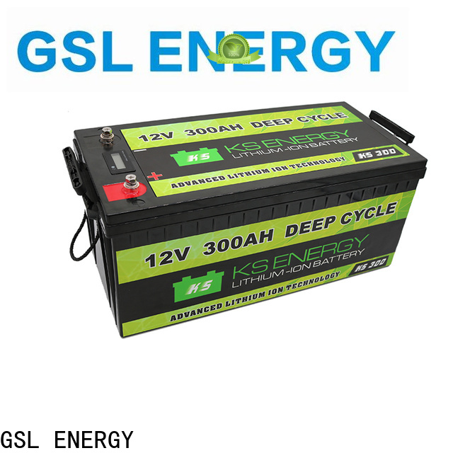 GSL ENERGY 2020 hot-sale lifepo4 battery 12v 200ah short time for camping car