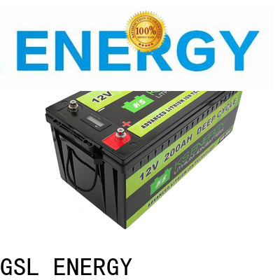GSL ENERGY enviromental-friendly solar battery 12v high rate discharge wide application